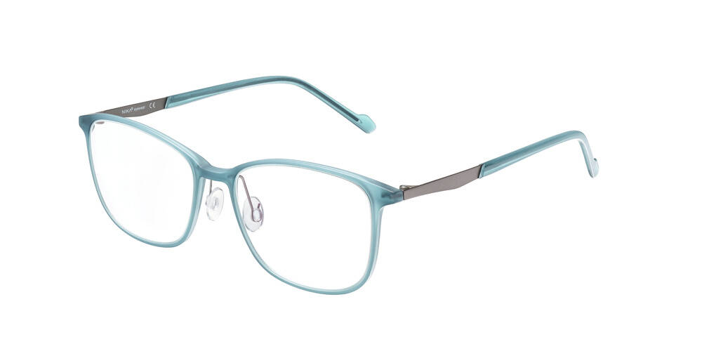 Air Light Modell I1960 Brille mit Qualitätsgläsern, Farbe: Türkis/Matt Gun